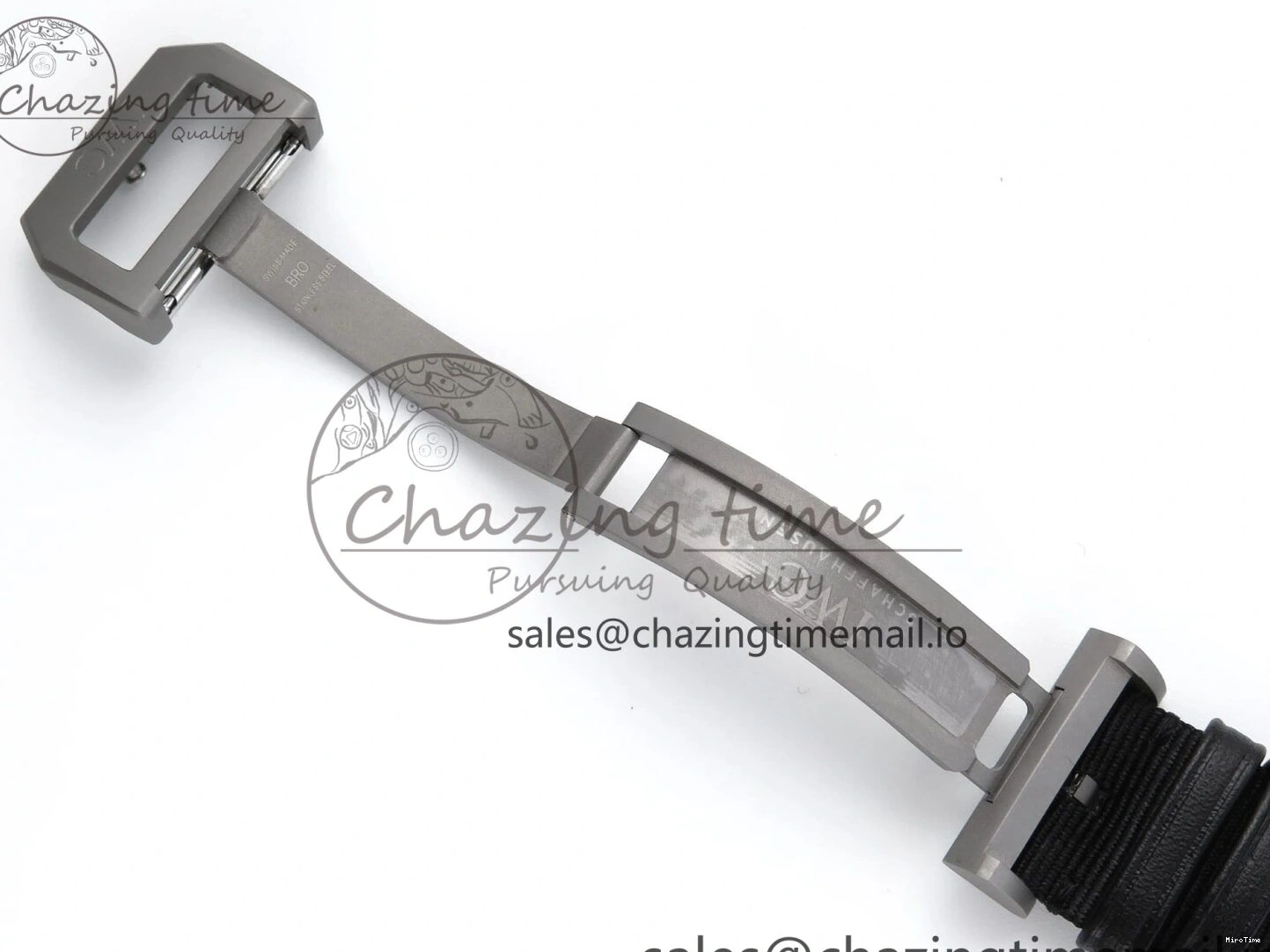 MIROTIME 0326 Durable Pilot Top Gun IW326901 M+F 1:1 Best Edition Black Dial on Black Nylon Strap MY 7003